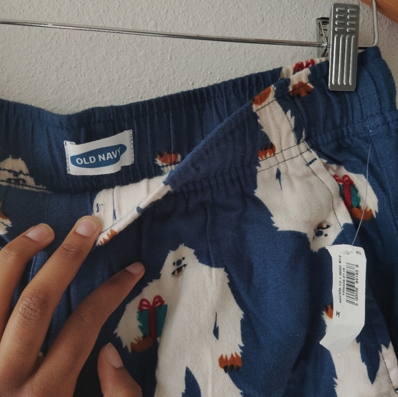 Old Navy Yeti Blue Pajama Pants - Picture 4 of 5
